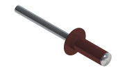 Заклёпка вытяжная Daxmer 4,0х10 RAL 3009 (10х1000шт) ал/ст Центр Кровли