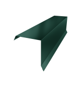 Планка торцевая 95х95 0,45 PE-Double с пленкой RAL 6005 зеленый мох (3м) Центр Кровли