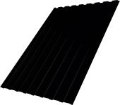 Профнастил С20A Grand Line 0,5 Velur RAL 9005 черный Центр Кровли