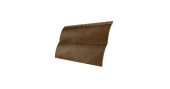 Блок-хаус new Grand Line 0,45 Print Elite с пленкой Antique Wood TwinColor Центр Кровли