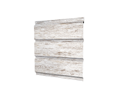 Софит металлический полная перфорация 0,45 Print Elite с пленкой Snow Wood TwinColor Центр Кровли