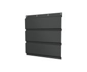 Софит металлический без перфорации 0,5 Drap с пленкой RAL 7016 антрацитово-серый Центр Кровли