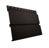 Софит металлический Квадро Брус без перфорации 0,45 Print Elite с пленкой Coffee Wood TwinColor Центр Кровли