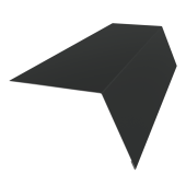 Планка карнизная широкая 100х85 Grand Line 0,5 Drap ТХ RAL 7016 антрацитово-серый (3м) Центр Кровли