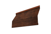 Ламель забора жалюзи Milan Slim 0,45 Print Premium с пленкой Cherry Wood Dark FTC Центр Кровли