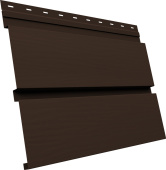 Квадро Брус 3D в02 Grand Line 0,5 Velur RAL 8017 шоколад Центр Кровли