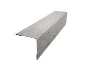 Планка завершающая 50х50 жалюзи Milan 0,45 Print Elite Snow Wood TwinColor (3м) Центр Кровли