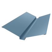 Планка ендовы верхней 115х30х115 0,45 Drap TX RAL 5024 пастельно-синий (2м) Центр Кровли