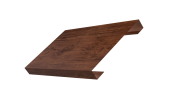 Ламель лицевая 150 забора жалюзи Texas 0,45 Print Premium с пленкой Cherry Wood Fresh TwinColor Центр Кровли