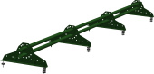 Снегозадержатель NEW трубчатый Grand Line RAL 6002 3м Центр Кровли