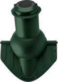 Элемент коньковый Krovent Pipe-Cone 125 изолированный (вентиляция помещений) зеленый Центр Кровли