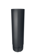 Труба круглая Optima Matt 90мм 3м RAL 7024 Центр Кровли