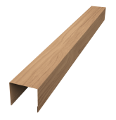 Стойка боковая крепежная для забора жалюзи Palermo 0,45 Print Elite Honey Wood TwinColor (3м) Центр Кровли