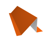 Планка снегозадержания 0,45 PE с пленкой RAL 2004 оранжевый (2м) Центр Кровли