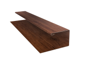 Планка П-образная Экобрус Grand Line 0,45 Print-Double Premium Cherry Wood Fresh (2м) Центр Кровли