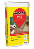 Цвет. Клад. раствор weber.vetonit МЛ 5,тем-сер,№152, 25 кг Центр Кровли