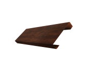 Ламель лицевая 100 забора жалюзи Texas 0,45 Print Premium Cherry Wood Dark FTC Центр Кровли