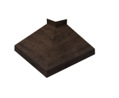 Угол отлива внешний 100 0,45 Print Premium с пленкой Antique Wood TwinColor Центр Кровли