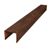 Нащельник 125 Texas 25х35 0,45 Print Premium Cherry Wood Dark FTC (L1,5) Центр Кровли