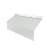 Ламель забора жалюзи Milan/Milan new стартовая/финишная для калиток и ворот 0,45 PE-Double RAL 9003 сигнальный белый Центр Кровли