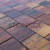 Плитка тротуарная Steingot Colormix Старый город высота 60мм Блэнд частичный прокрас Центр Кровли
