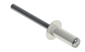 Заклёпка вытяжная Daxmer 4,0х12 RAL 9010 (500шт) сталь/сталь Центр Кровли