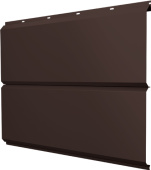 ЭкоБрус новый Grand Line 0,5 Полидэкстер TwinColor RAL 8017 шоколад Центр Кровли