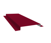 Планка кожуха сегментного 150 0,45 PE с пленкой RAL 3003 рубиново-красный (0,8м) Центр Кровли