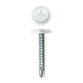 Саморез ПШС Daxmer Pro 4,2х25 (500 шт) шлиц PH2 RAL 9003 Центр Кровли
