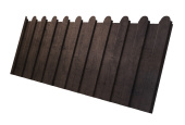 Профнастил С8A v01 фигурный 0,45 Print Elite Antique Wood TwinColor Центр Кровли