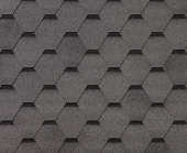 Черепица гибкая RoofShield Фемили Эко Лайт Стандарт серый с оттенением Центр Кровли