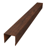 Стойка боковая крепежная для забора жалюзи Palermo 0,45 Print Premium Cherry Wood Dark FTC (3м) Центр Кровли