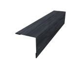 Планка завершающая 50х50 жалюзи Milan 0,45 Print Premium Grey Wood TwinColor (2м) Центр Кровли