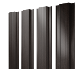Штакетник Прямоугольный с прямым резом 0,45 Print Elite Coffee Wood TwinColor Центр Кровли
