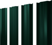 Штакетник М-образный B с прямым резом Grand Line 0,4 PE RAL 6005 зеленый мох Центр Кровли