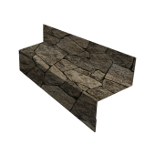 Отлив межэтажный 45 0,45 Print Elite King Stone TwinColor (3м) Центр Кровли