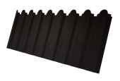 Профнастил С20A фигурный 0,45 Print Elite Coffee Wood TwinColor Центр Кровли