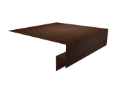 Планка околооконная сложная 200х50х12 (j-фаска) 0,45 Print Elite Choco Wood TwinColor (2м) Центр Кровли