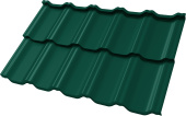 Профиль волновой "Квинта Уно" ("Kvinta Uno") 0,45 Drap RAL 6005 зеленый мох Центр Кровли