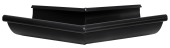 Угол желоба внешний 135 гр 125 мм Matte PU RAL 9005 Центр Кровли