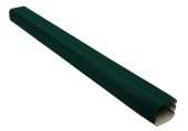 Труба прямоугольная Vortex 3м RAL 6005 Центр Кровли