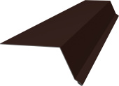 Планка капельник 100х55 Grand Line 0,5 Drap ТР RAL 8017 шоколад (2м) Центр Кровли