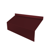 Ламель забора жалюзи Milan/Milan new стартовая/финишная для калиток и ворот 0,5 Satin Matt TX RAL 3005 красное вино Центр Кровли