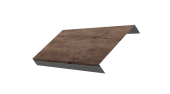 Ламель обратная 150 забора жалюзи Texas 0,45 Print Premium с пленкой Almond Wood Fresh Центр Кровли