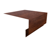 Планка околооконная сложная БХ new 250х75х27 0,45 Print-Double Premium Cherry Wood Fresh (3м) Центр Кровли