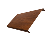 Ламель обратная 200 забора жалюзи Texas 0,45 Print Elite с пленкой Golden Wood TwinColor Центр Кровли