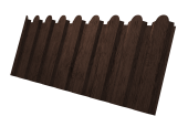 Профнастил С20A фигурный 0,45 Print Premium Antique Wood TwinColor Центр Кровли