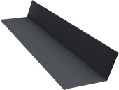 Планка примыкания 90х140 Grand Line 0,5 PurPro матовый RAL 7024 мокрый асфальт (3м) Центр Кровли