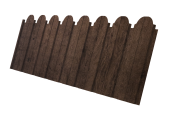 Профнастил C10B фигурный 0,45 Print Elite Antique Wood TwinColor Центр Кровли