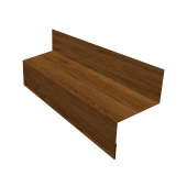 Отлив межэтажный 45 0,45 Print-Double Elite Golden Wood (3м) Центр Кровли